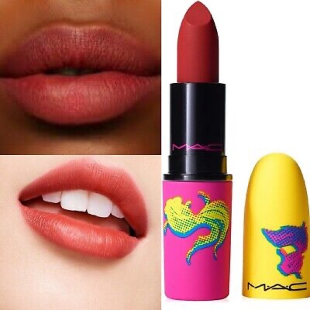 MAC Powder Kiss Lipstick Healthy Wealthy Thriving 934 NIB Limited Edition